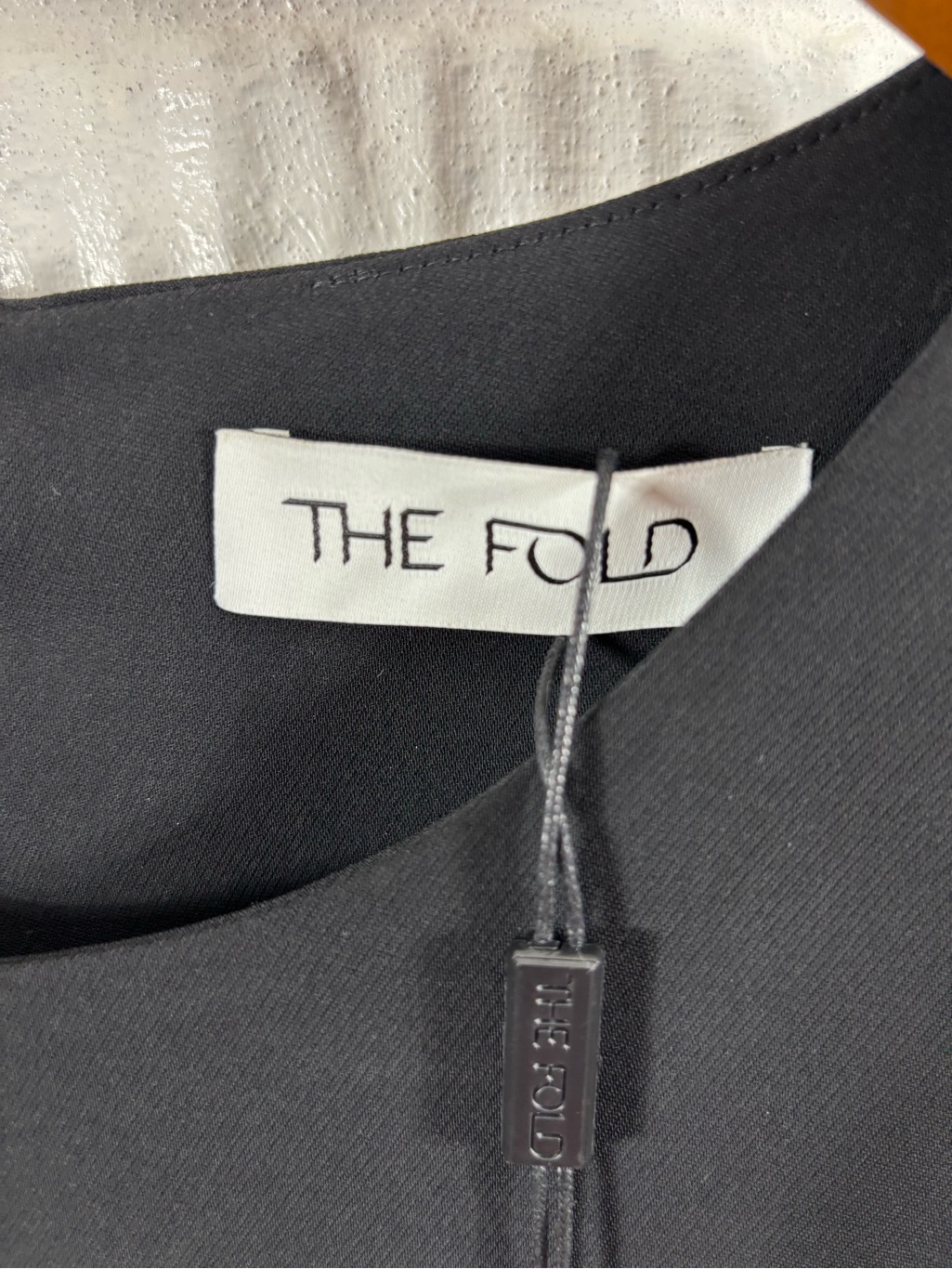 The Fold London Carnaby Dress Black 10 Nwt — image 3 of 6
